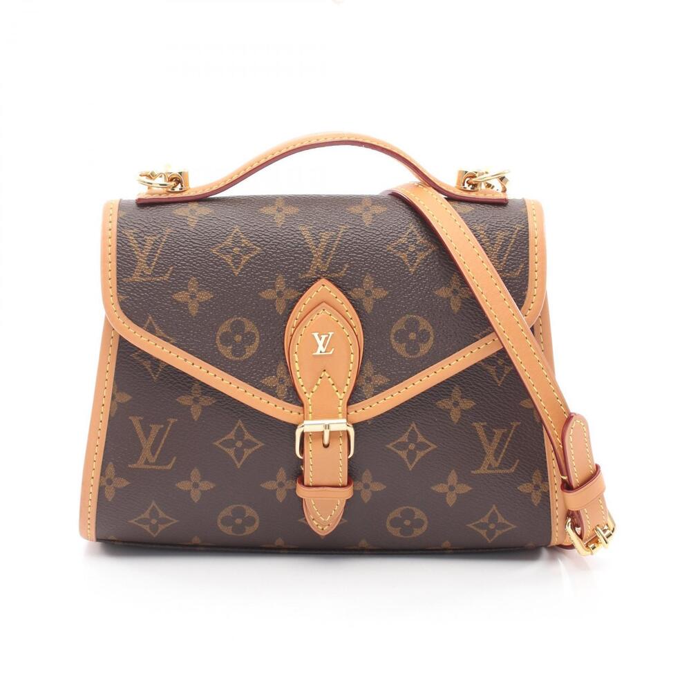 Louis Vuitton LV Ivy Monogram Handbag Canvas Leather Brown